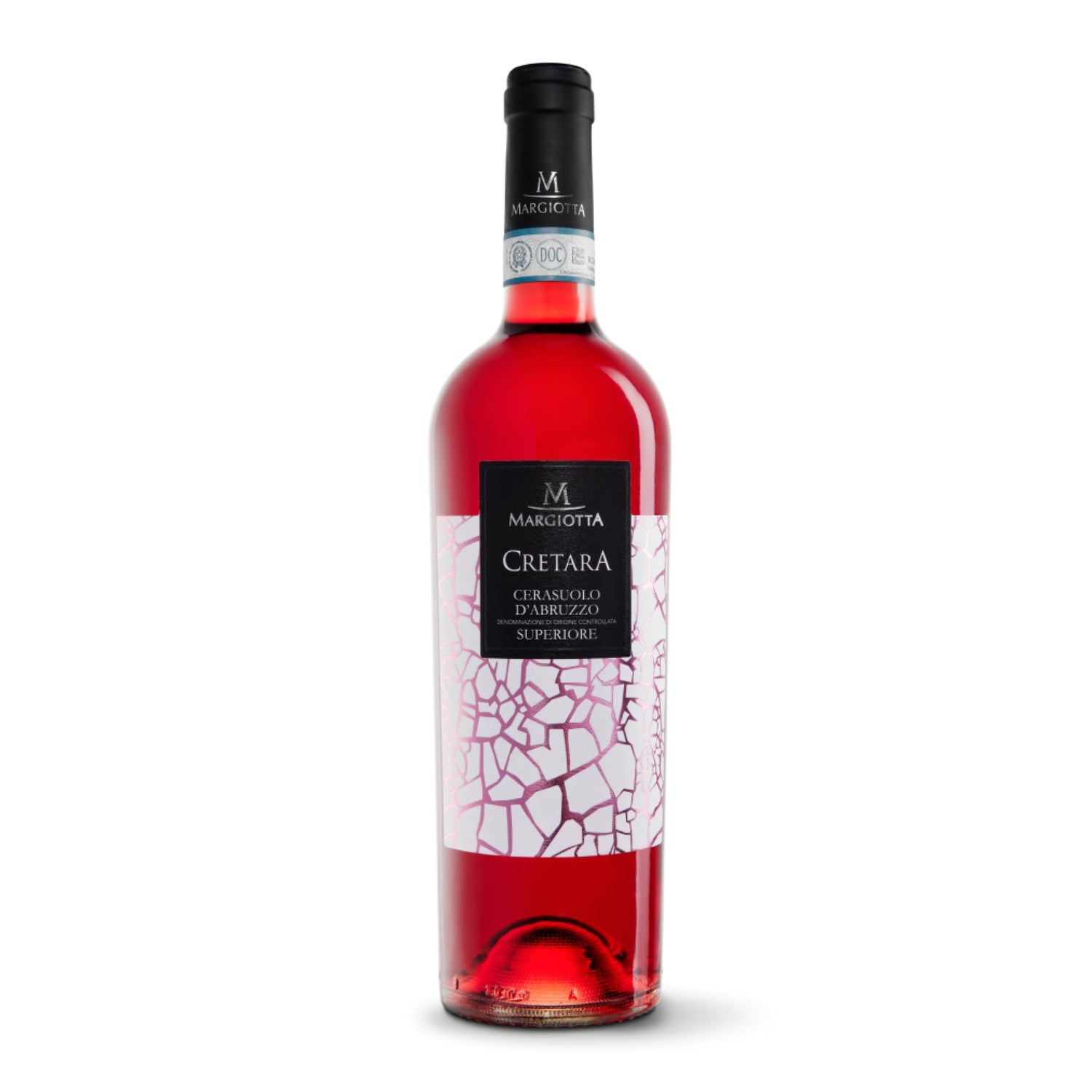 bottiglia-di-cerasuolo-d'abruzzo-DOC-superiore-cantina-margiotta-linea-pentima